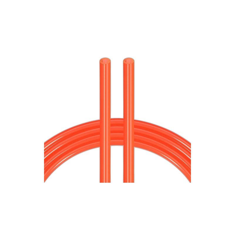 PE Tubing (Red/Orange, Straight)