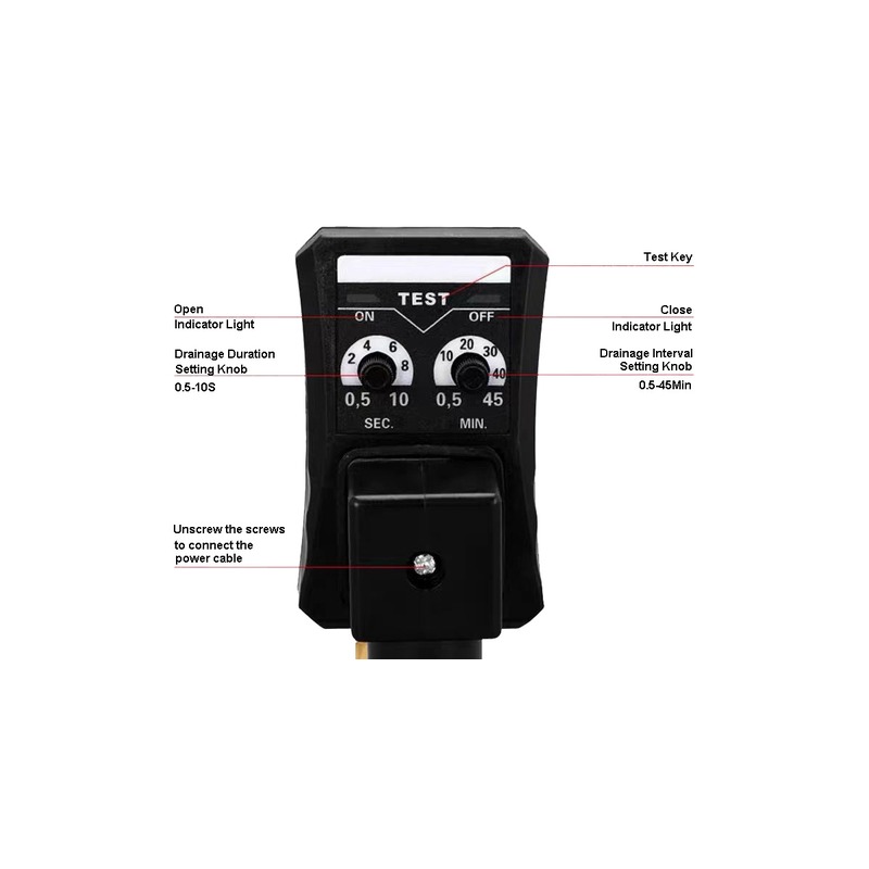 Timer drain valve